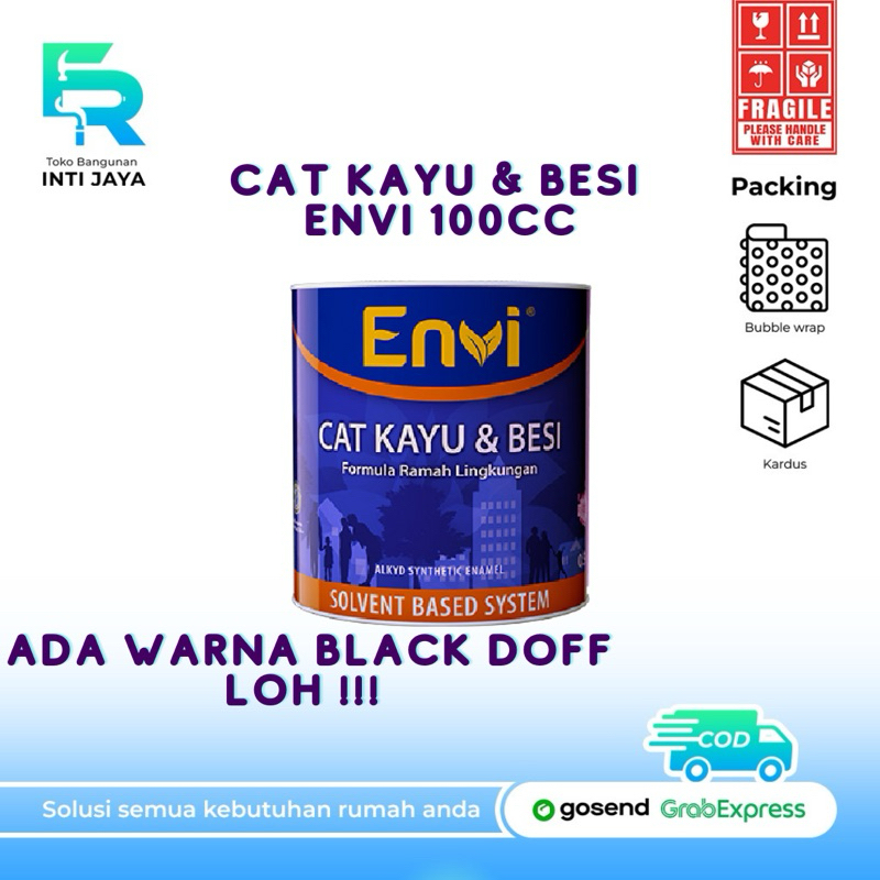 Cat Minyak Kayu & Besi Envi 100CC