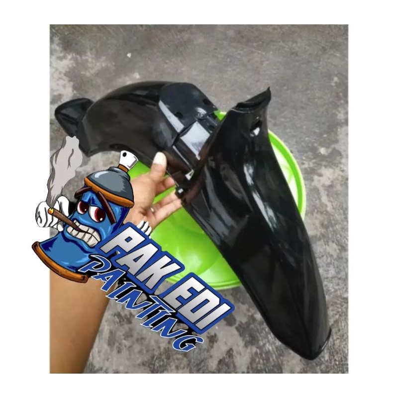 Slebor Spakbor Depan Suzuki RC80 RC100 Bravo Hitam