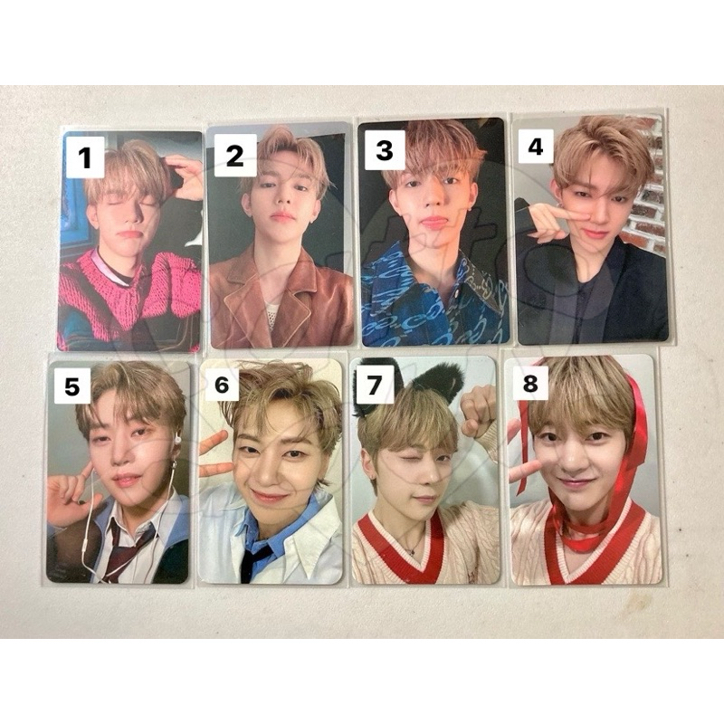 [BACA DESK] photocard official zerobaseone zb1 zhanghao l'officiel dan matthew pob yits melpo