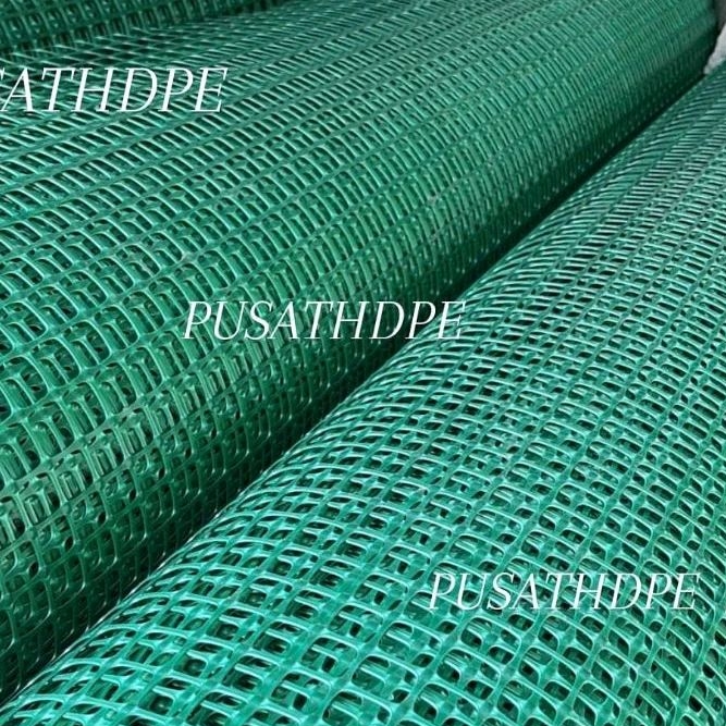 Mesh Jaring Kawat Plastik Slat 2×50m alas kandang ternak/jaring ikan - Slat Serbaguna