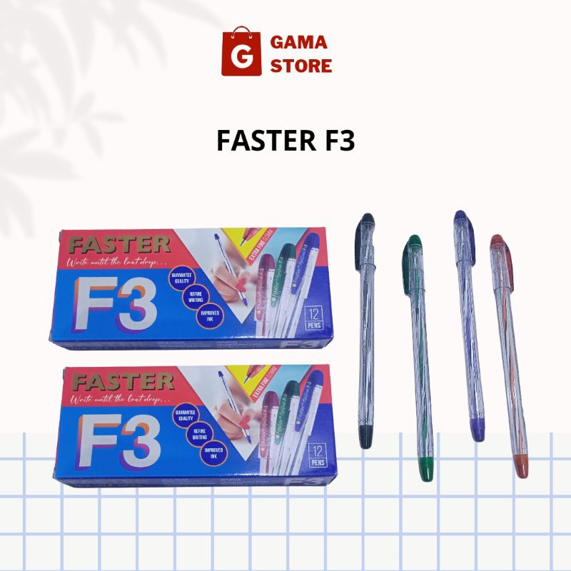 

Pulpen Faster F3 Hitam