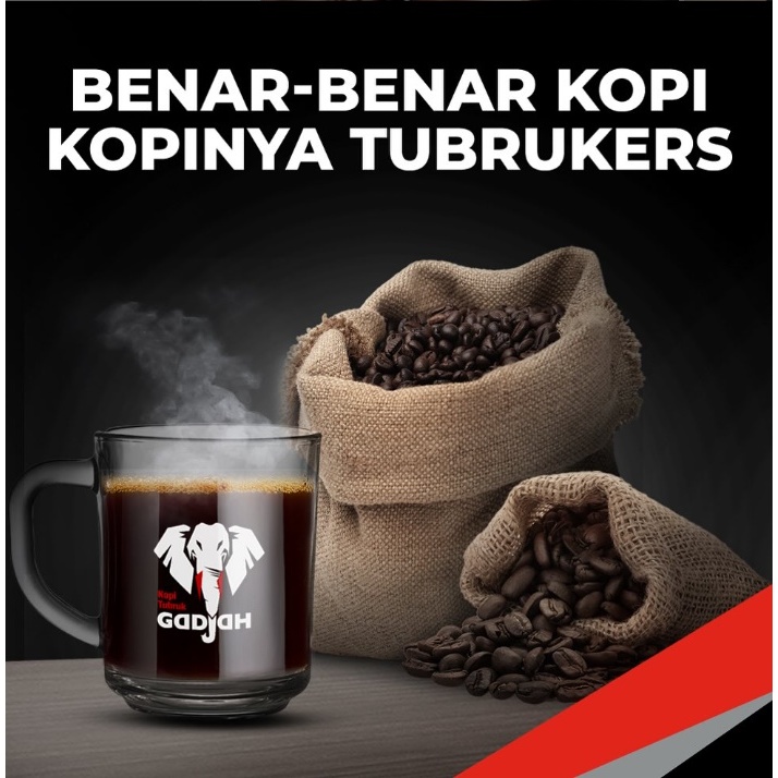 

New Kopi Tubruk Gadjah Special Mix Renteng 10 Sachet x 23g - Asli Tubruk Gadjah