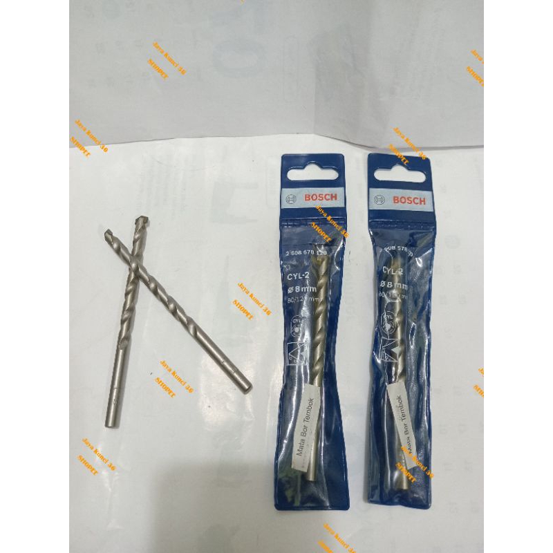 Mata Bor Beton 8 mm BOSCH / Mata Bor Tembok 8 mm BOSCH