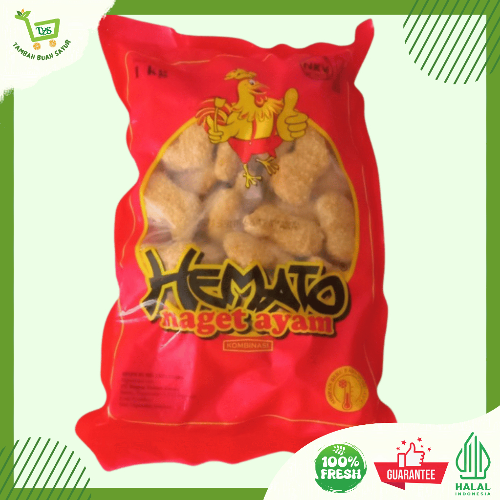 

HEMATO NAGET AYAM 1 KG | Tambah Buah Sayur