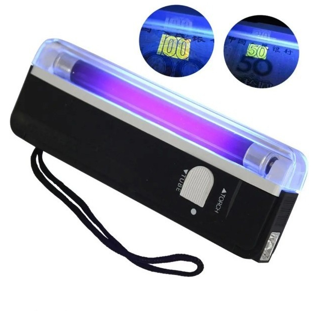 Evaco UV Money Detector Alat Pendeteksi Uang Palsu 4W DL-01