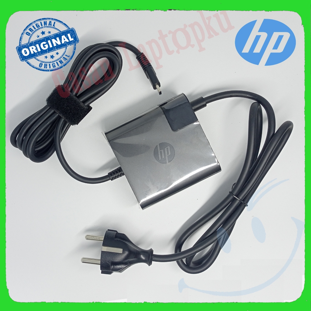 Charger Laptop HP Type C USB-C X360 Spectre Chromebook original