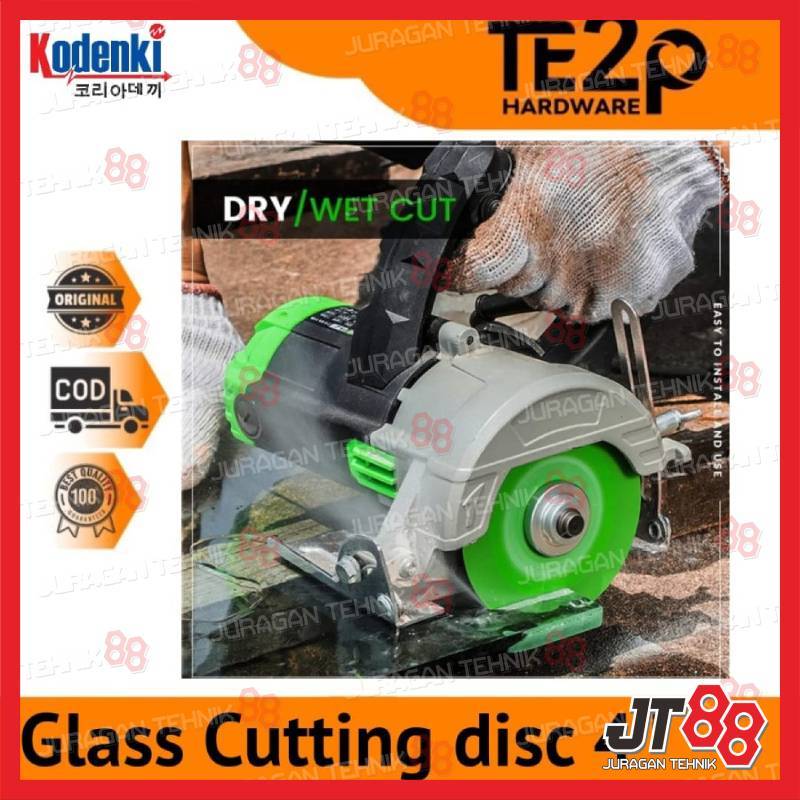 Mata pisau gerinda potong kaca keramik 4" glass cutting disc kodenki