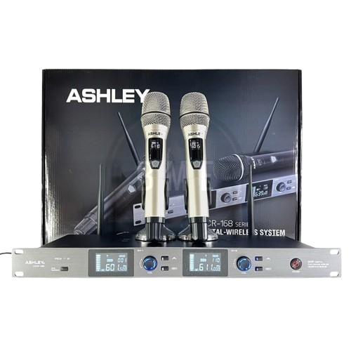 MICROPHONE WIRELESS ASHLEY MCR 168  PROFESSIONAL ORIGINAL