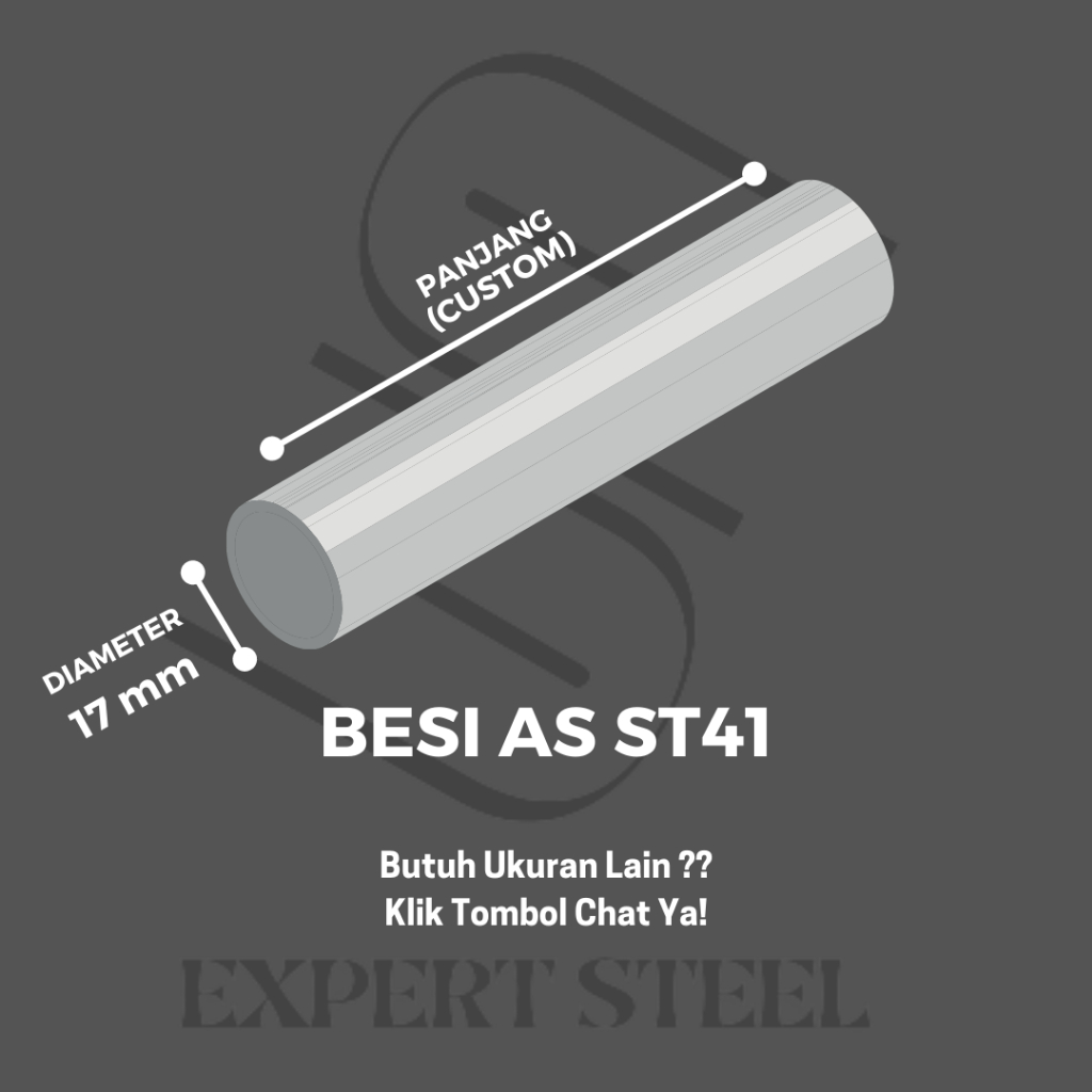 BESI AS ST41 DIAMETER 17mm x 500mm