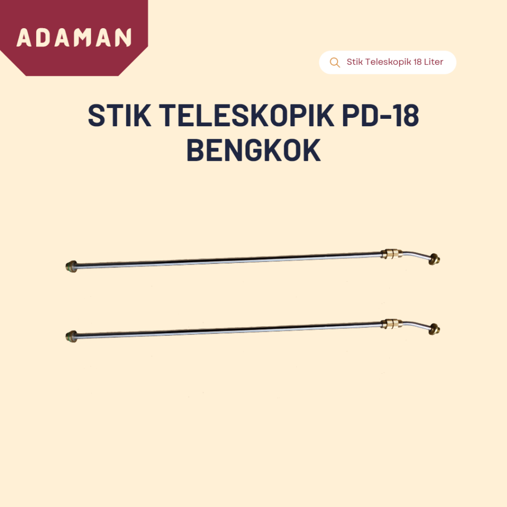 Stik telekopik / pipa teleskopik bengkok malaysia 18