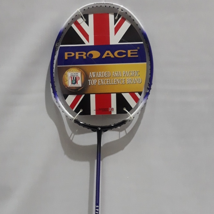 Raket Original Badminton Pro Ace Sting 668 Bonus Grip Handuk