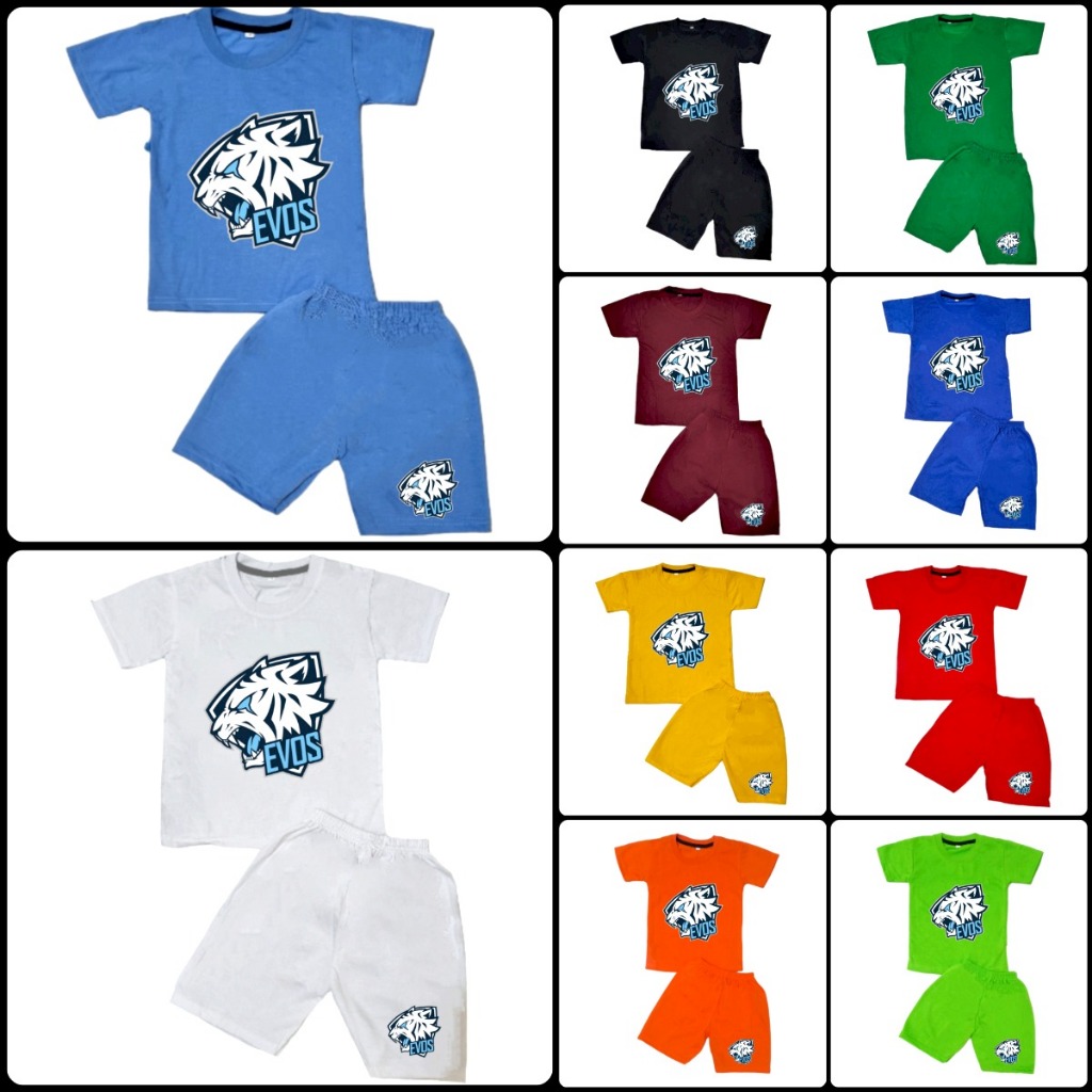 Baju Setelan Anak Logo Esports Evos Roar BISA COD