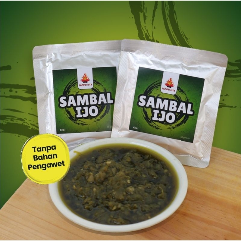 

SAMBELISTA | SAMBAL IJO SACHET | SAMBAL IJO PRAKTIS | SAMBAL KEMASAN | SAMBAL IJO PADANG