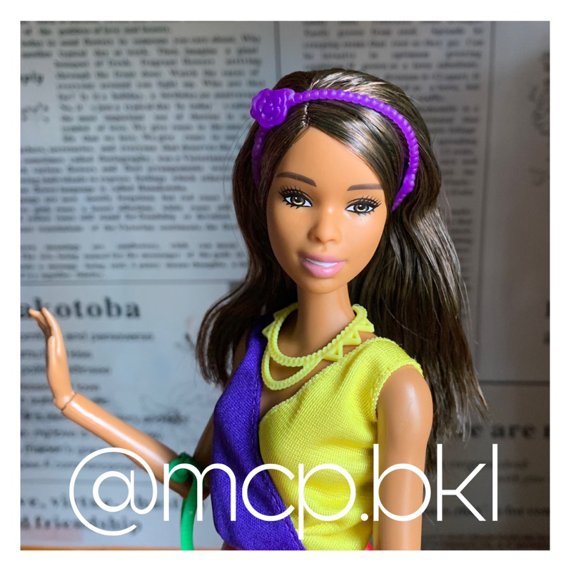 Barbie Pivotal African American Tan Skin preloved