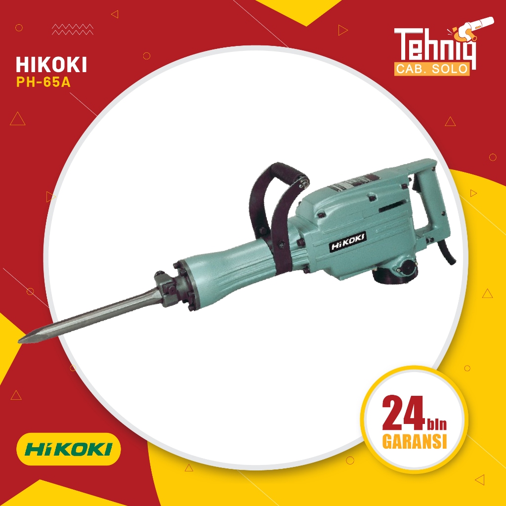 Mesin bobok Beton / Jack hammer Demolition Hammer HIKOKI PH65A