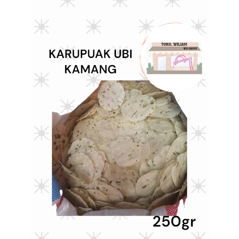 

KARUPUAK UBI KAMANG ASLI 250gr