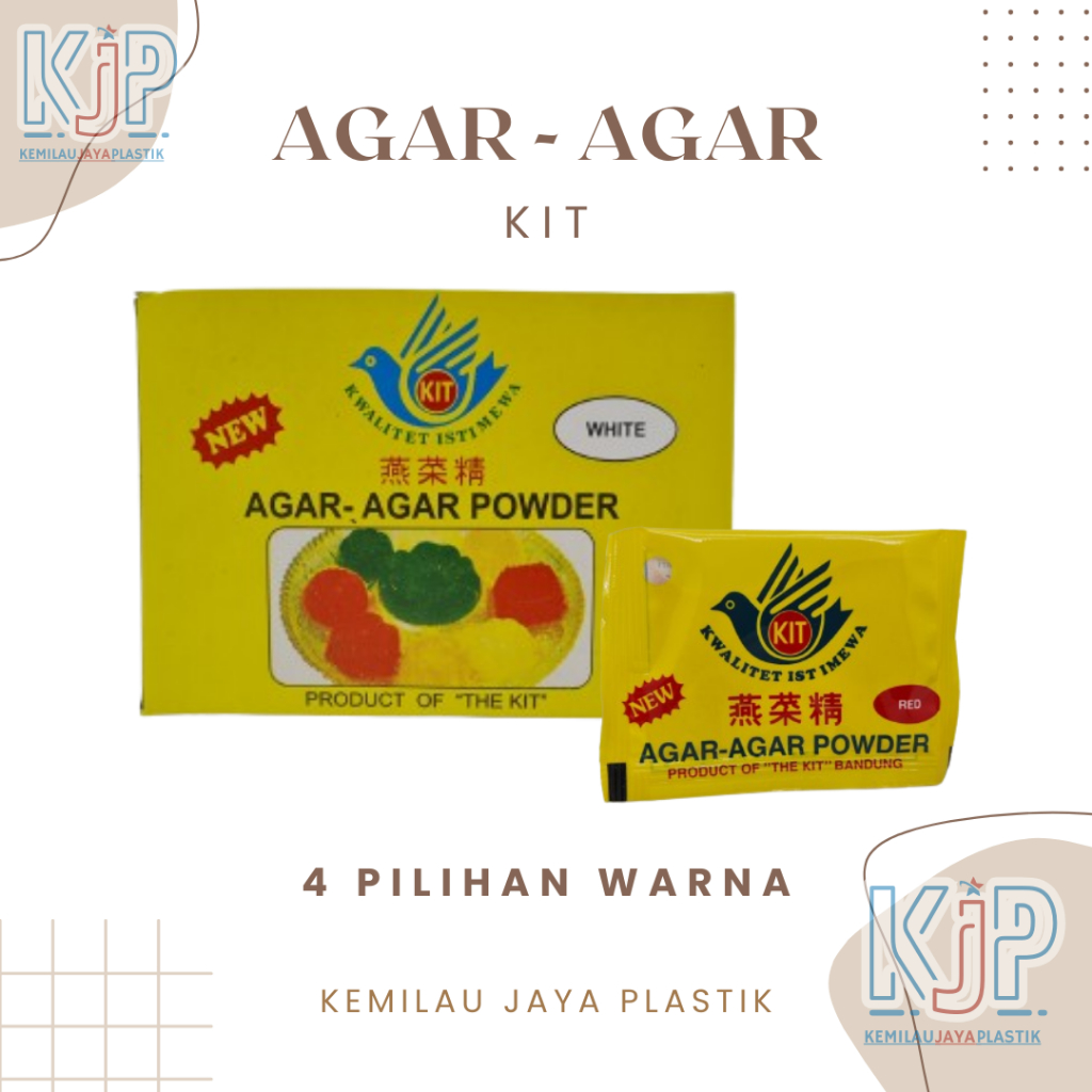 

Agar - Agar KIT / Agar - Agar Powder / Tepung Agar - Agar 7 GR Sachet