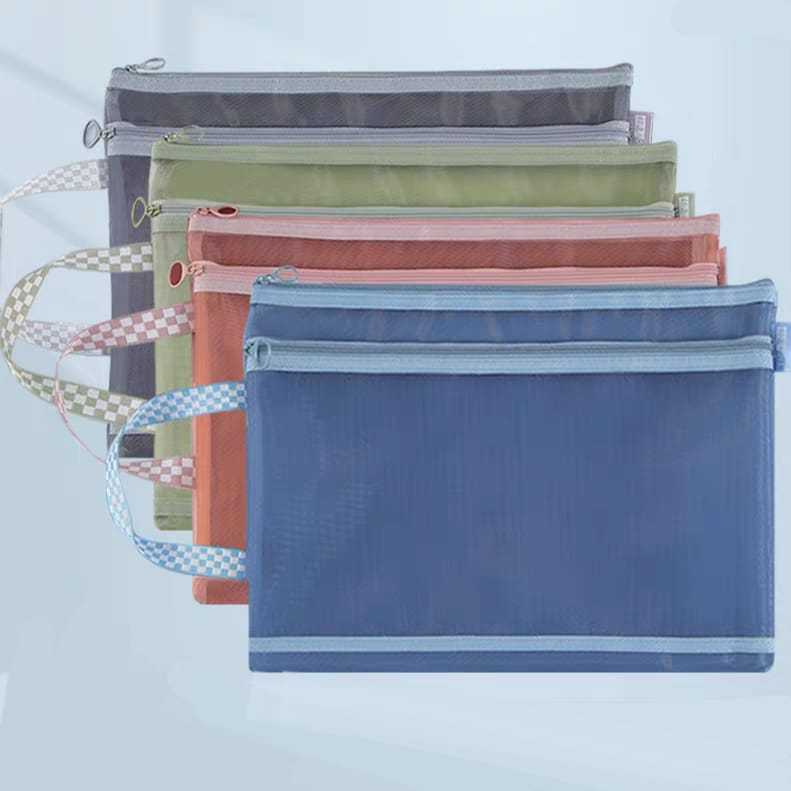 

Map Folder Layer Zipper Uk A4 Dokumen Buku Kertas 2 Seleting