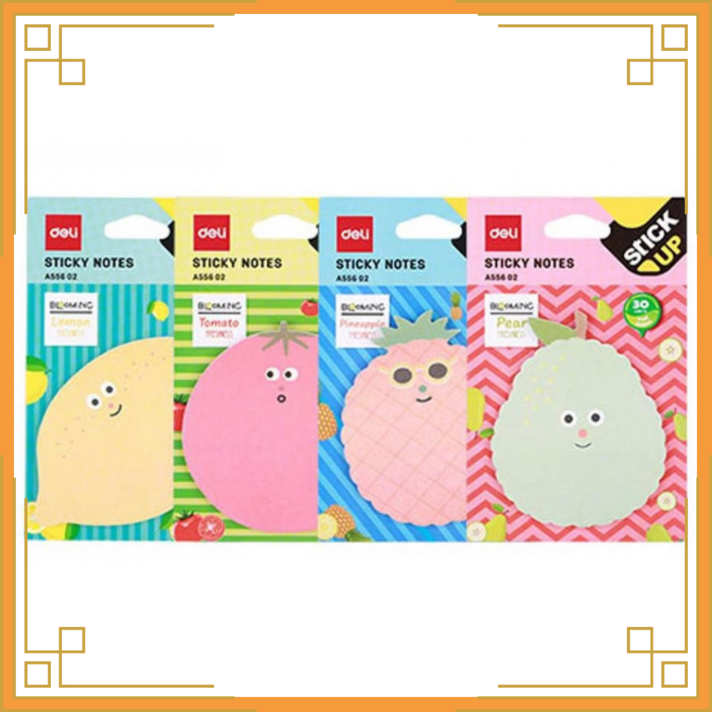 

DELI sticky notes motif buah A55602