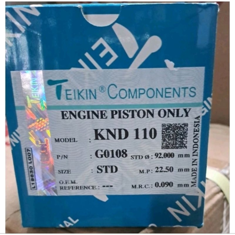 KND 110DI Piston Teikin