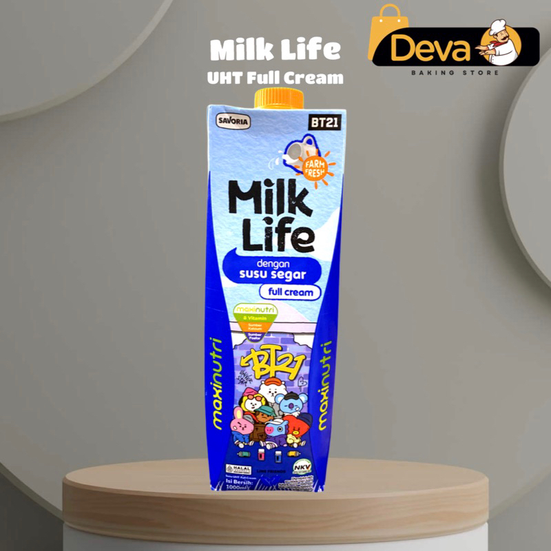 

Milk Life Susu UHT Full Cream 1l