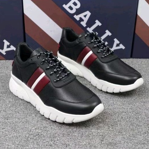 sepatu pria sneakers hitam import sepatu cowok sport terbaru 2168