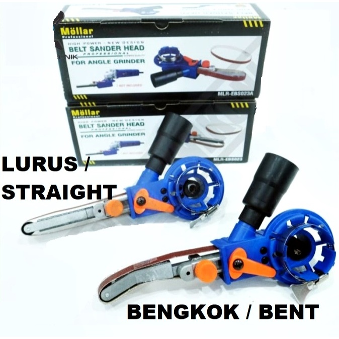 adapter belt sander head gerinda 4inch MOLLAR EBS-023 / amplas sander mini untuk mesin gerinda / ada