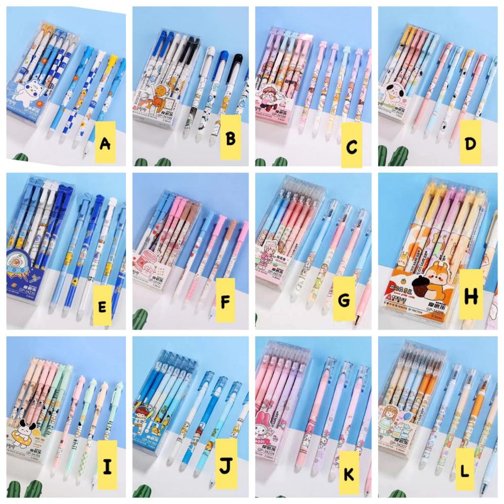 

ERASABLE PEN SET- BOLPOIN GEL TINTA HITAM