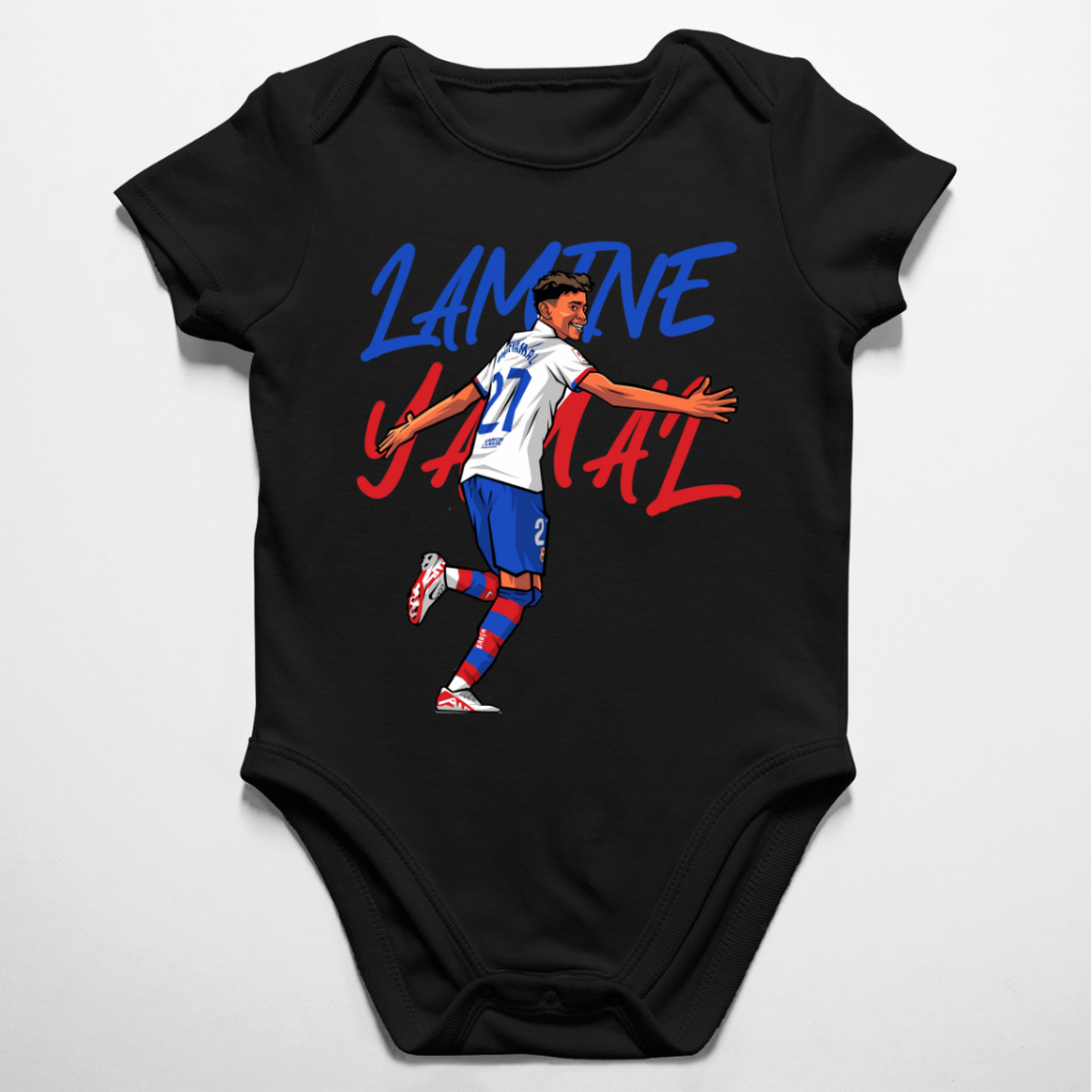 JUMPER BAYI BOLA BARCA LAMINE YAMAL JUMPER LUCU BAJU BAYI PAKAIAN BAYI