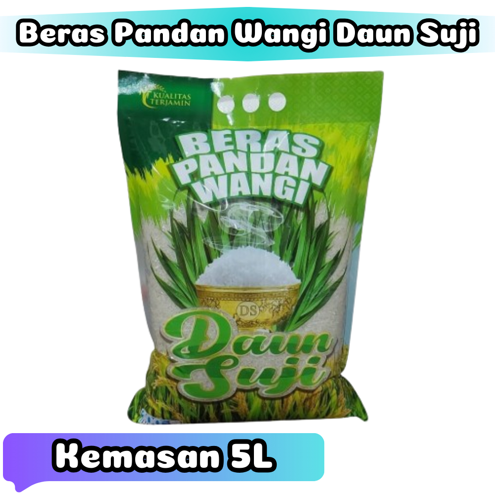 

Jual Beras Pulen Pandan Wangi Daun Suji Kemasan 5L | ACCANJANI7