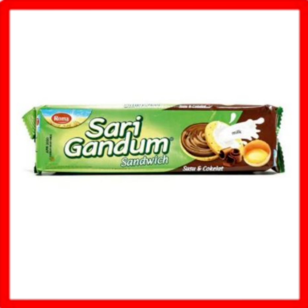 

ROMA SARI GANDUM SANDWICH COKLAT @ 108 GRAM