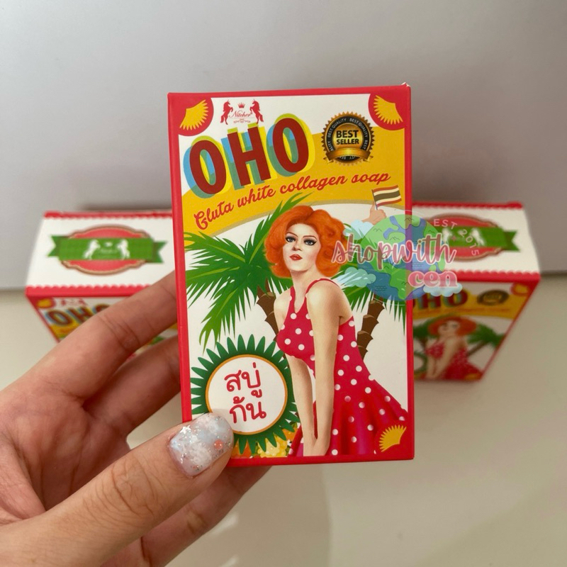 [ORIGINAL - READY & BISA GOSEND] OHO GLUTA WHITE COLLAGEN SOAP