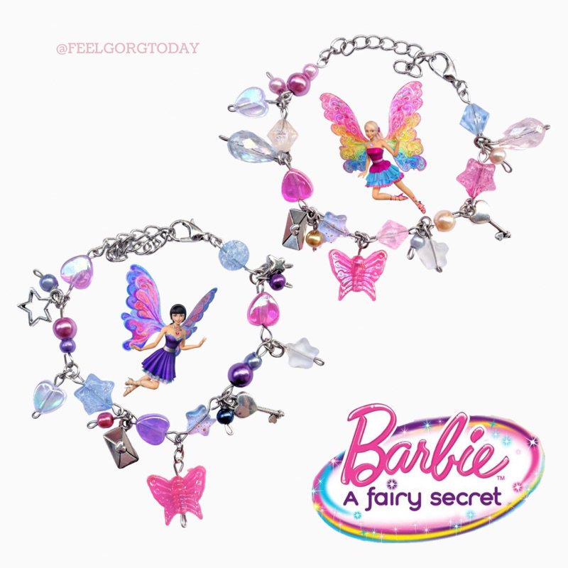 barbie: a fairy secret bracelet | gelang manik barbie | custom gelang
