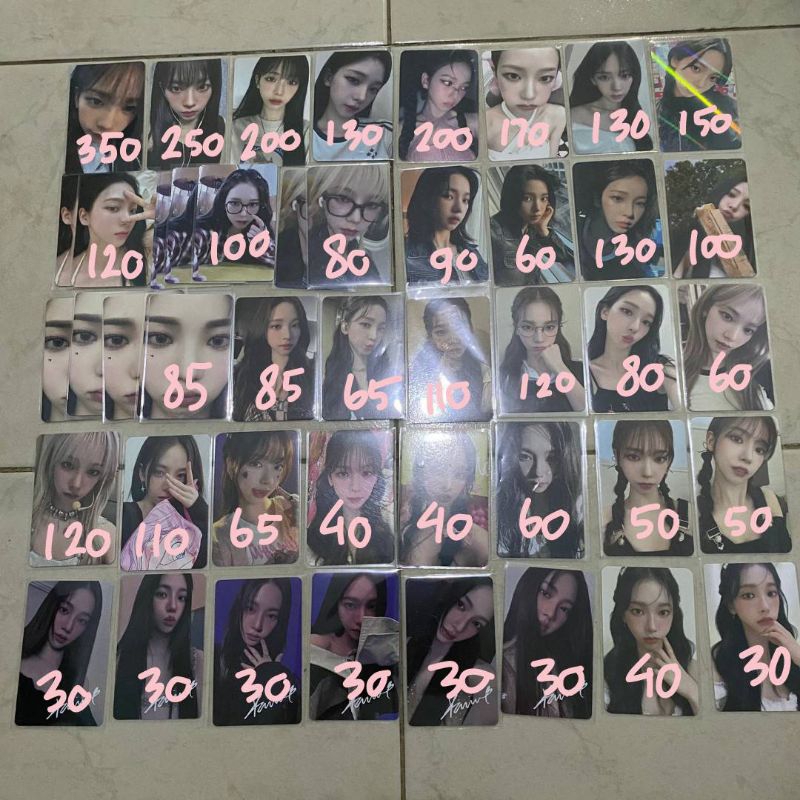 PC Photocard Karina Aespa Official Drama My World Kpopmerch Zoom Chic TC Starriver SR Ktown Season G