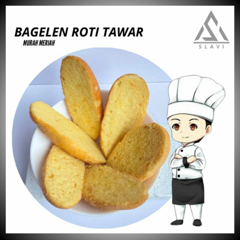 

Bagelen / Roti tawar garing / Roti tawar gula 250g