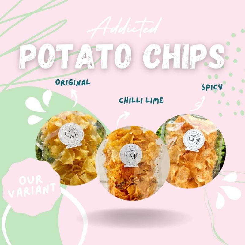 

Pochips Gemash Food - Potato Chips / Keripik Kentang - Premium Homemade Quality