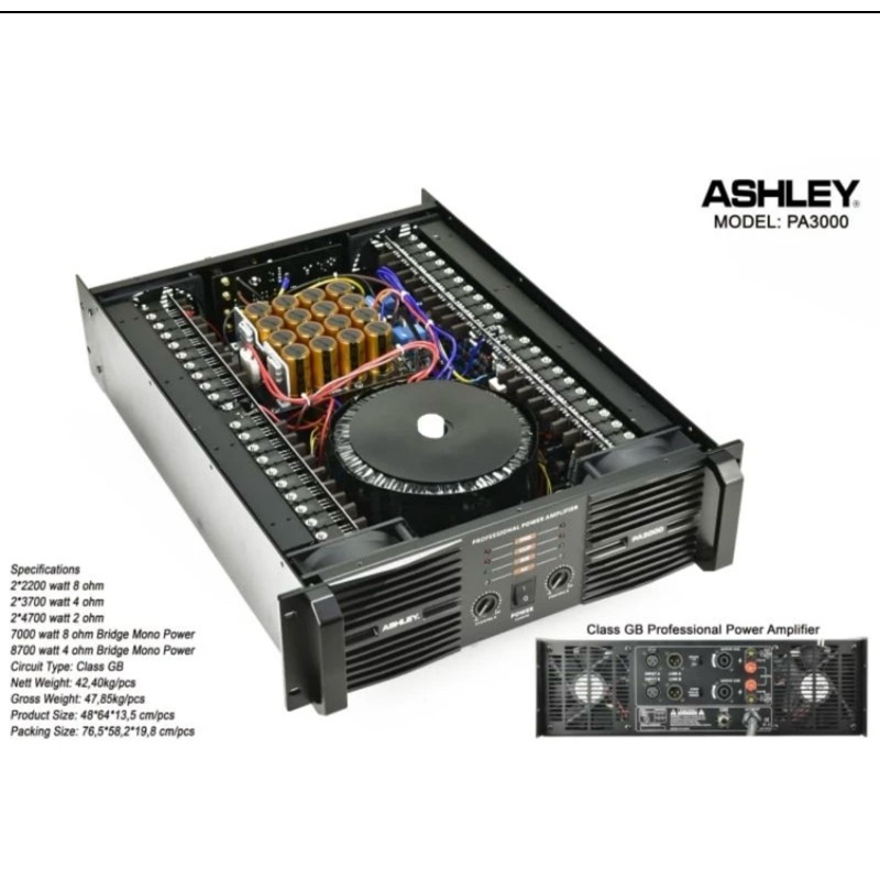 POWER ASHLEY PA 3000 Class GB / Power Ashley Pa 3000 GB / power ashley pa 3000 / ashley pa3000 gb