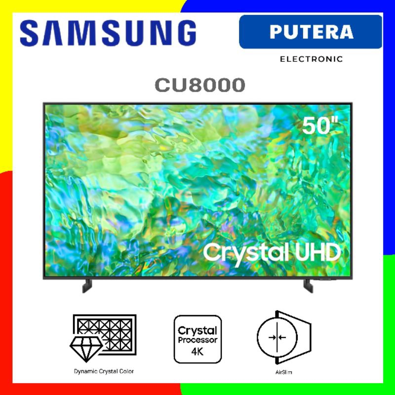 SAMSUNG 50CU8000 / UA50CU8000 SMART TV 4K 50 INCH 2023 SERIES