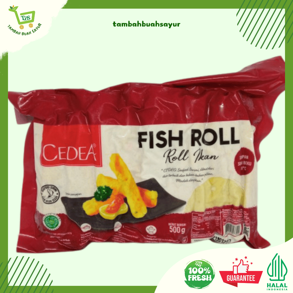 

CEDEA FISH ROLL 500 GR | Tambah Buah Sayur