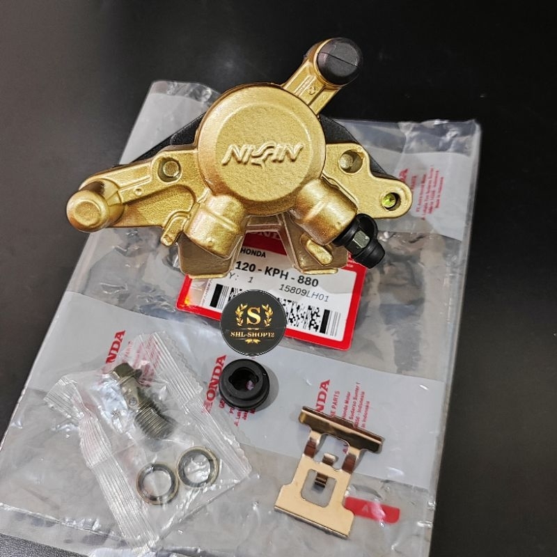 KALIPER REM BELAKANG ONLY KEPALA BABI REM CAKRAM HONDA KARISMA SUPRA X 125 KARBU NEW INJEKSI BLADE N
