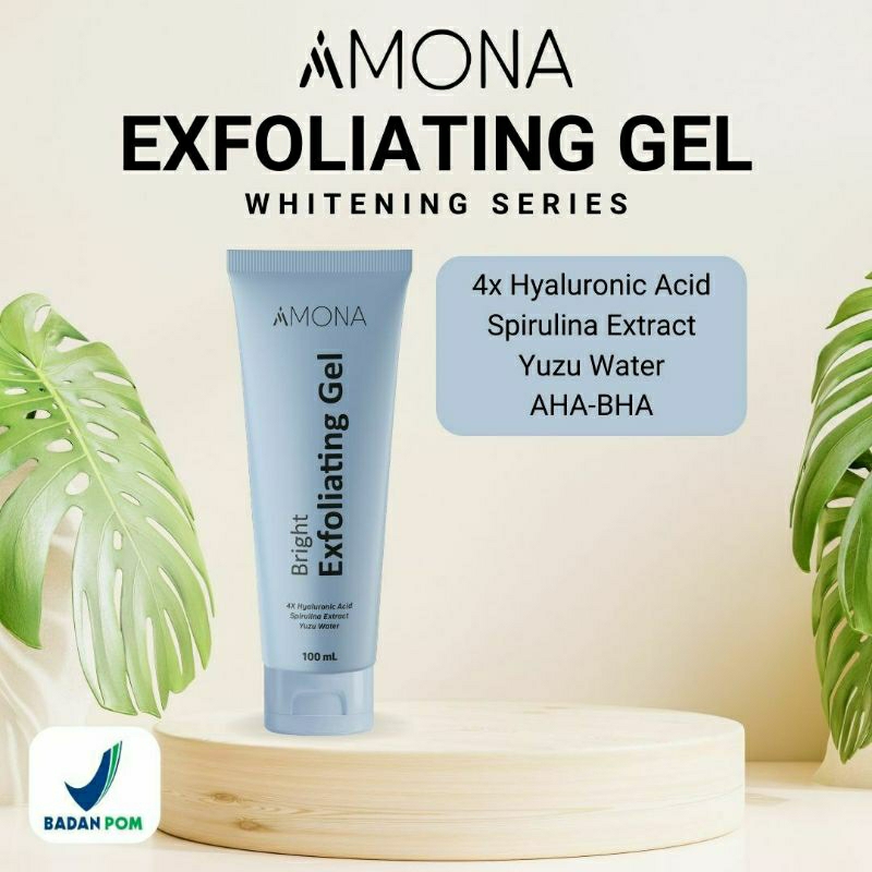 AMONA EXFOLIATING GEL | Spirulina Exfoliating Gel Biotekno