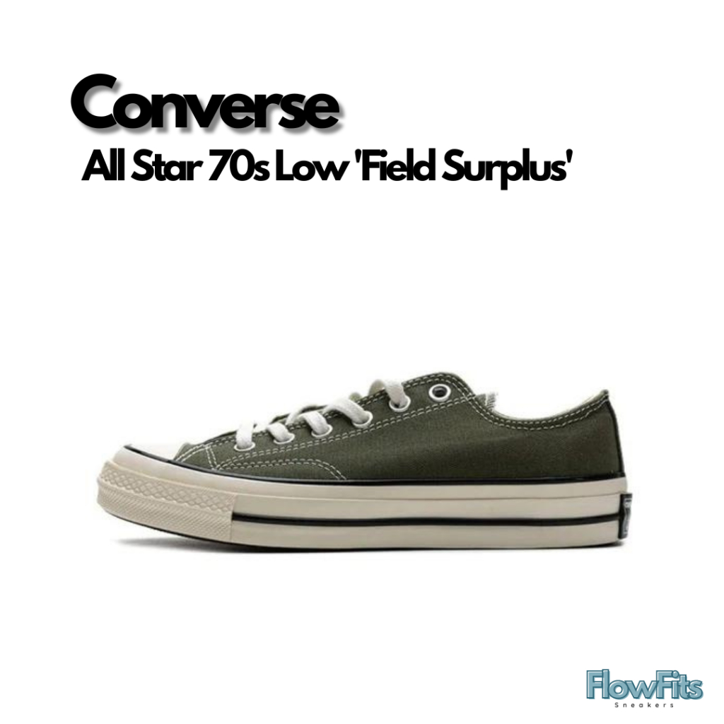 Converse Chuck 70 Low 'Field Surplus' 162060C BNIB ORIGINAL Sneakers Pria Wanita UNISEX