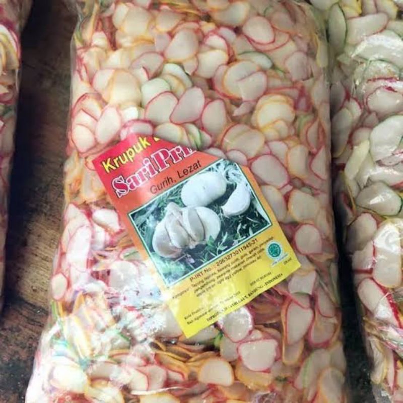 

krupuk bawang mentah 250gram krupuk kripik seblak mentah