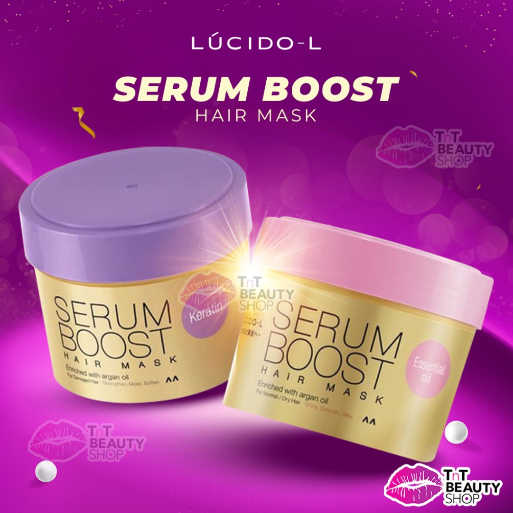 GOGO LucidoL Serum Boost Hair Mask Masker Rambut Series  LucidoL Serum Boost Hair Mask Sachet 2g  Lu
