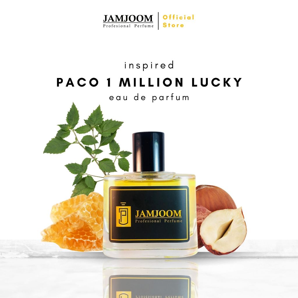 Jamjoom Perfume 50 ML edp Inspired  paco 1 million lucky || Parfume Parfum Perfume Wanita Pria