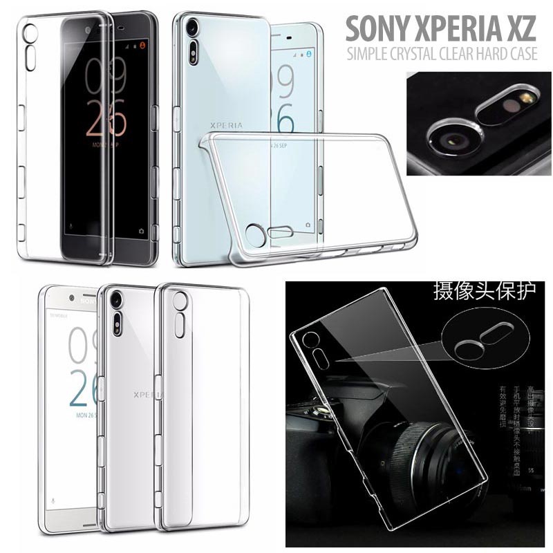 PROMO MENARIK Sony Xperia XZ Dual  Xperia XZ  XZs  Simple Crystal Clear Hard Case