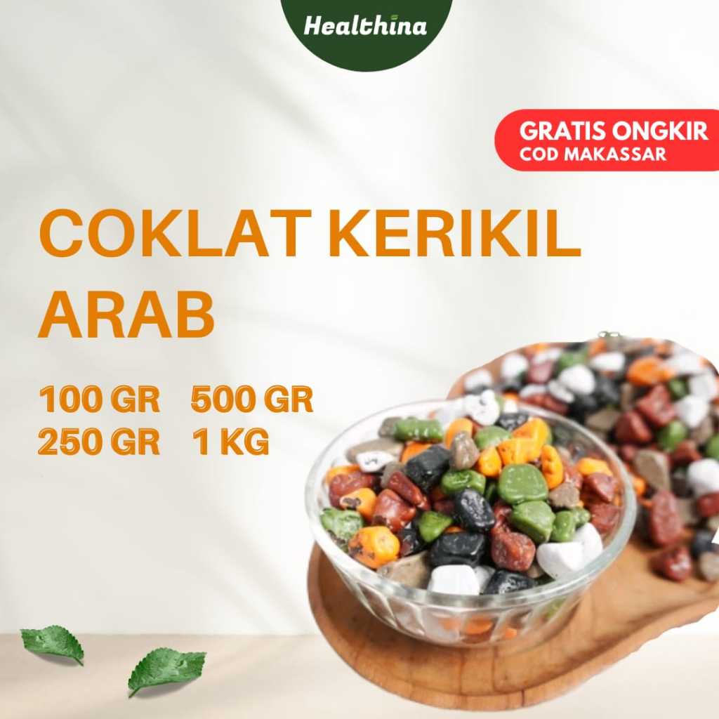 

Stone Chocolate/Coklat Kerikil Arab/Coklat Khas Arab Turki/(COD MAKASSAR)