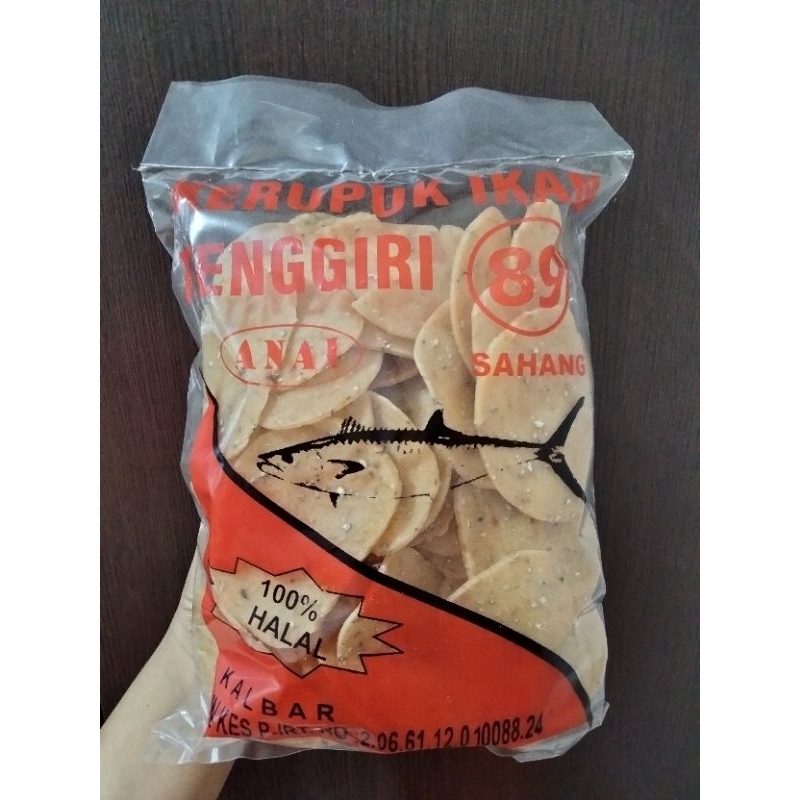 

KERUPUK IKAN TENGGIRI 89 SAHANG KHAS PONTIANAK / KERUPUK IKAN TENGIRI / KRUPUK IKAN TENGGIRI MENTAH