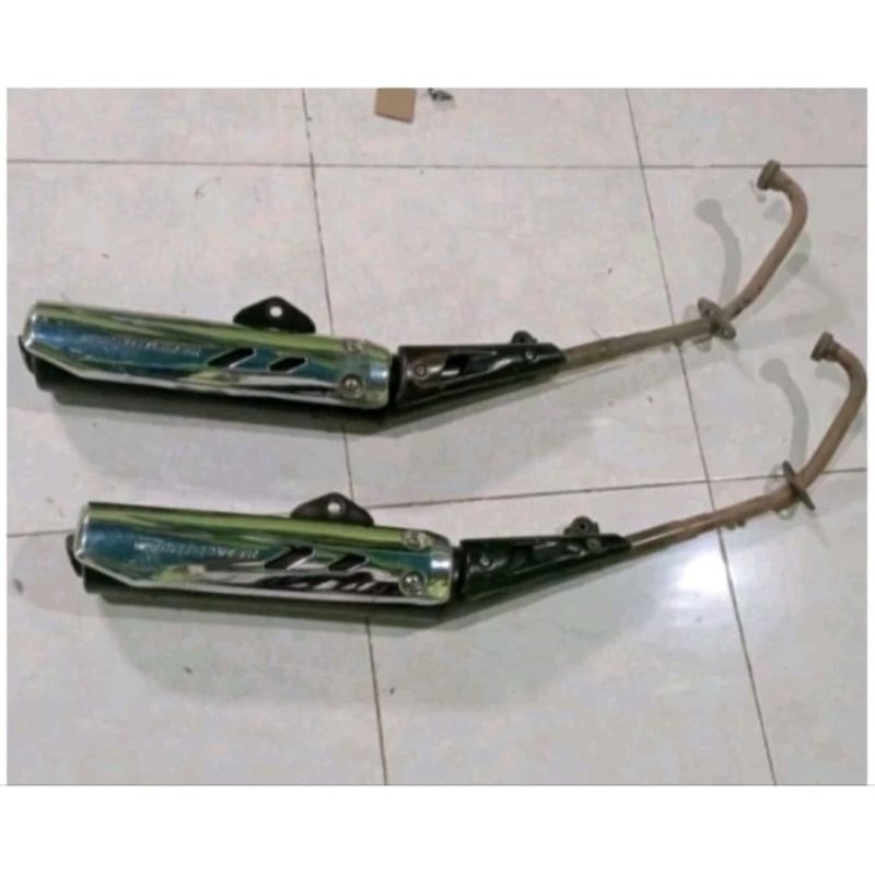 Kenalpot Standar Yamaha Jupiter MX Lama Original Copotan
