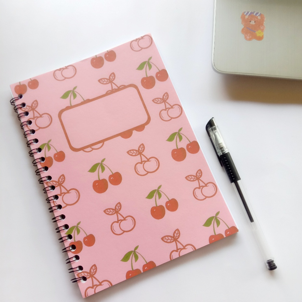 

Notebook Spiral Motif Cery A5 50 Lembar